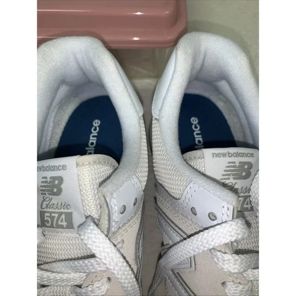 women new balance classic 574 Sz 10 wl574evw used no box Mens 8.5 NICE - Picture 7 of 9
